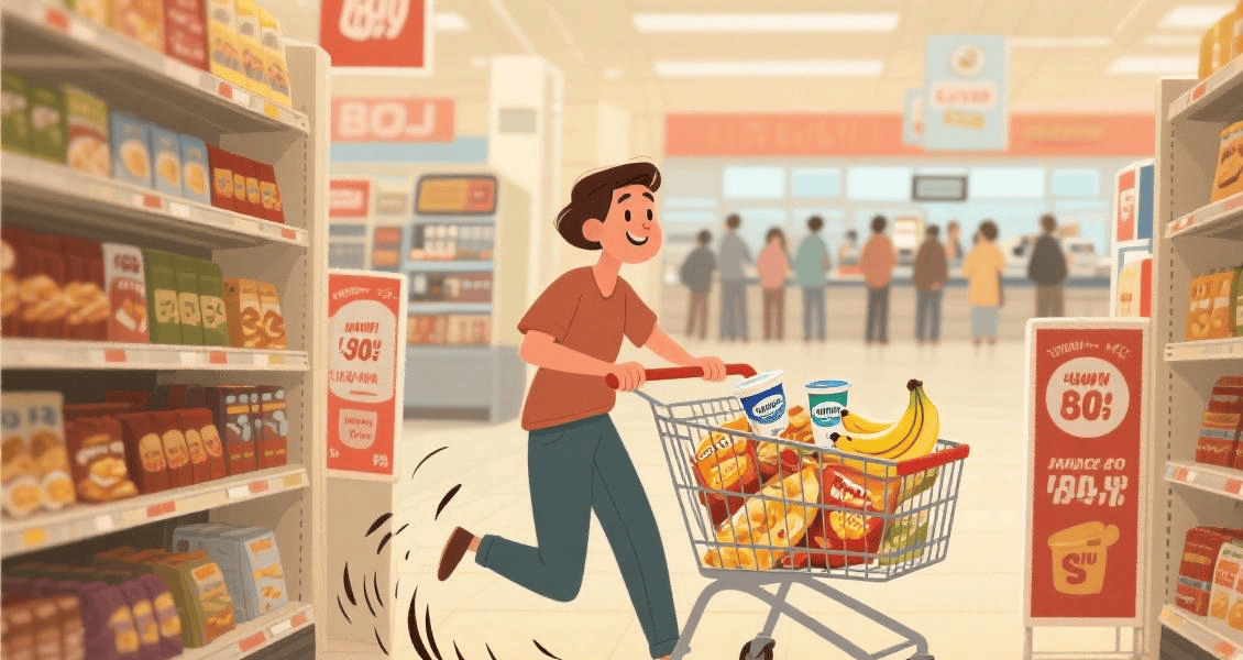 搞笑瞬间:超市的购物趣闻